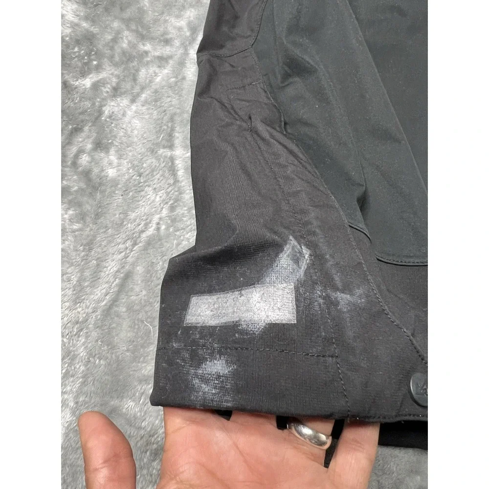 REI Pants Men Size Large Black Full Zip Rain Mountaineer Ski Snow Stretch